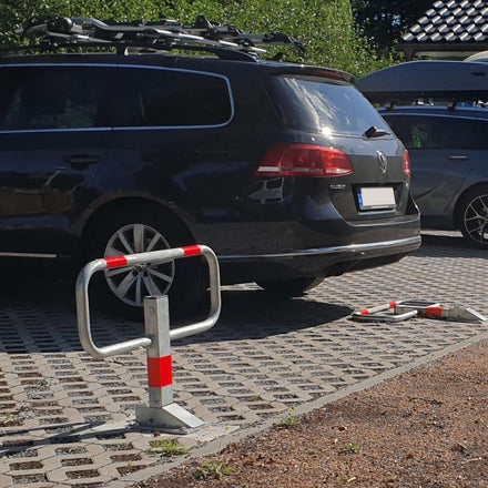 Traffic Line COMMANDER Galvanised Drop Down Frame Post Bollard - 570mm