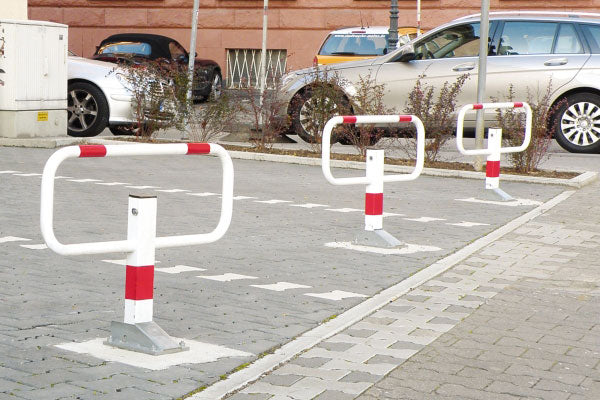 Traffic Line COMMANDER Galvanised Drop Down Frame Post Bollard - 570mm