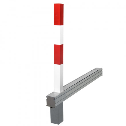 Traffic Line COMMANDER-PLUS Galvanised Flush-Fitting Square Drop Down Post Bollard 1000mm