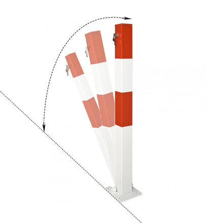 Traffic Line CONTROLLER A Galvanised Drop Down Post Bollard 1000mm