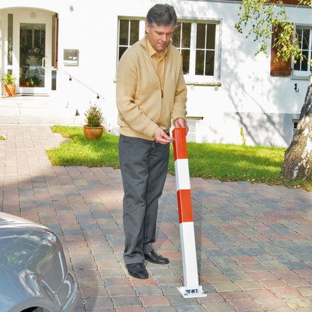 Traffic Line CONTROLLER A Galvanised Drop Down Post Bollard 1000mm