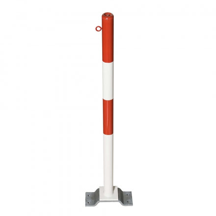 Traffic Line MINDER B Galvanised Removable Chain Barrier Post Bollard 1000mm - Multiple Colours