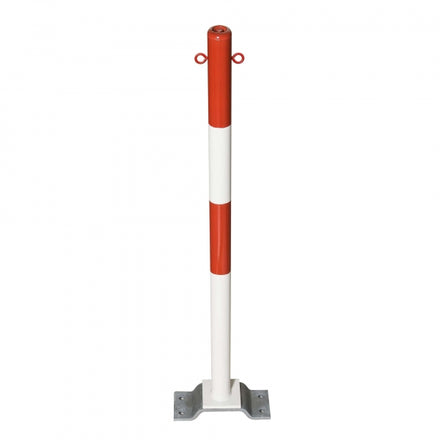 Traffic Line MINDER B Galvanised Removable Chain Barrier Post Bollard 1000mm - Multiple Colours