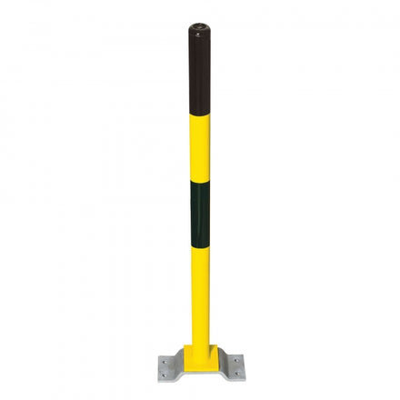 Traffic Line MINDER B Galvanised Removable Chain Barrier Post Bollard 1000mm - Multiple Colours