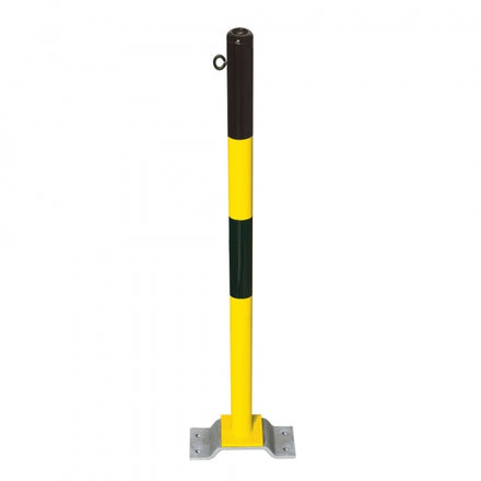 Traffic Line MINDER B Galvanised Removable Chain Barrier Post Bollard 1000mm - Multiple Colours