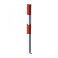 Traffic Line MINDER B Galvanised Removable Chain Barrier Post Bollard 1000mm - Cast In