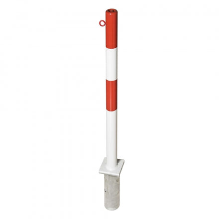 Traffic Line MINDER B Galvanised Removable Chain Barrier Post Bollard 1000mm - Multiple Colours