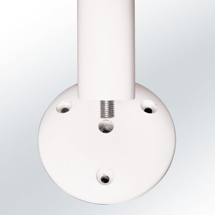 Traffic Line Removable Bolt Down (Screw Fix) Barrier Post Bollard Red/White 1000mm