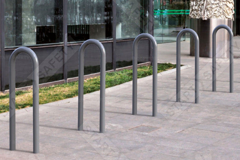 Cast-in Trombone Bike Stand