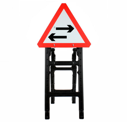Two Way Traffic Crossing Route Quick Fit Face Dia. 522 (Face Only) | 750mm