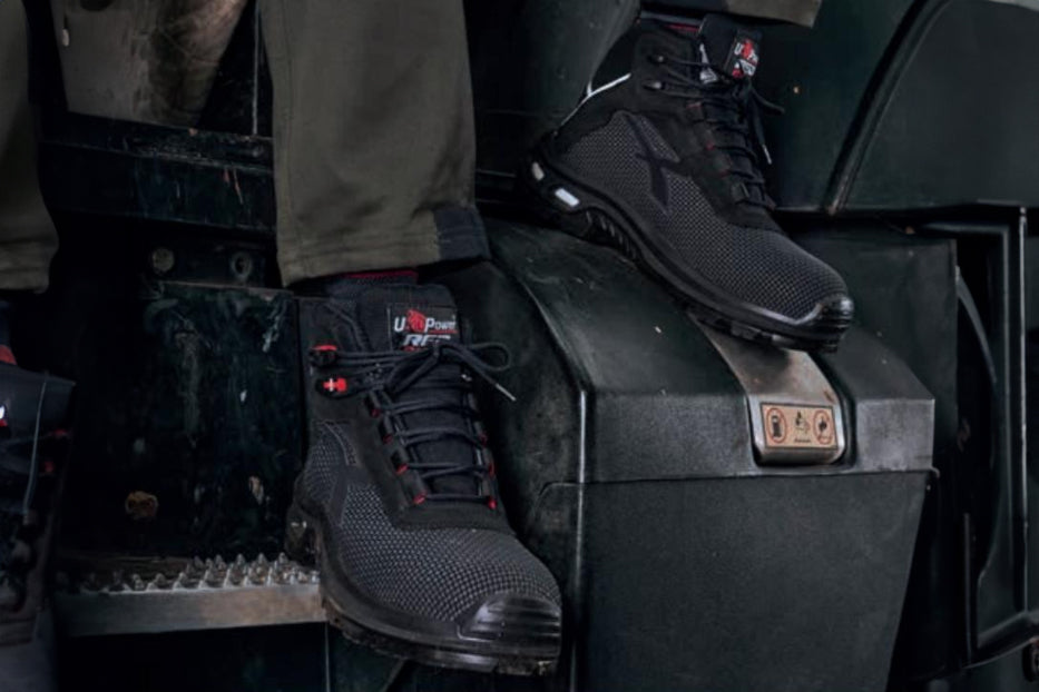 U-Power Domination RS S3 WR SRC CI Safety Boot Red Over RL1E144