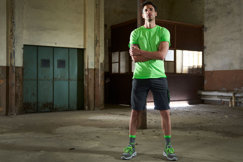 U-Power Mercury Cargo Work Shorts Asphalt Grey