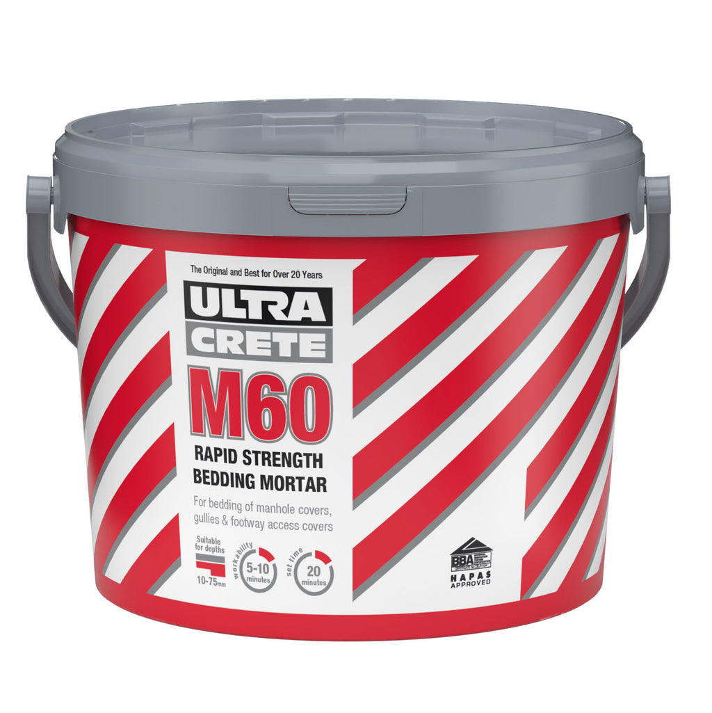 UltraCrete M60 60 Minute Traffic Bedding Mortar 25kg