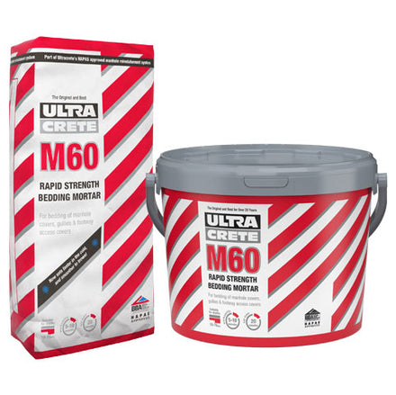 UltraCrete M60 60 Minute Traffic Bedding Mortar 25kg