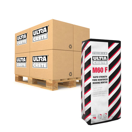 UltraCrete M60F Rapid Strength Fibre Reinforced Bedding Mortar 25kg
