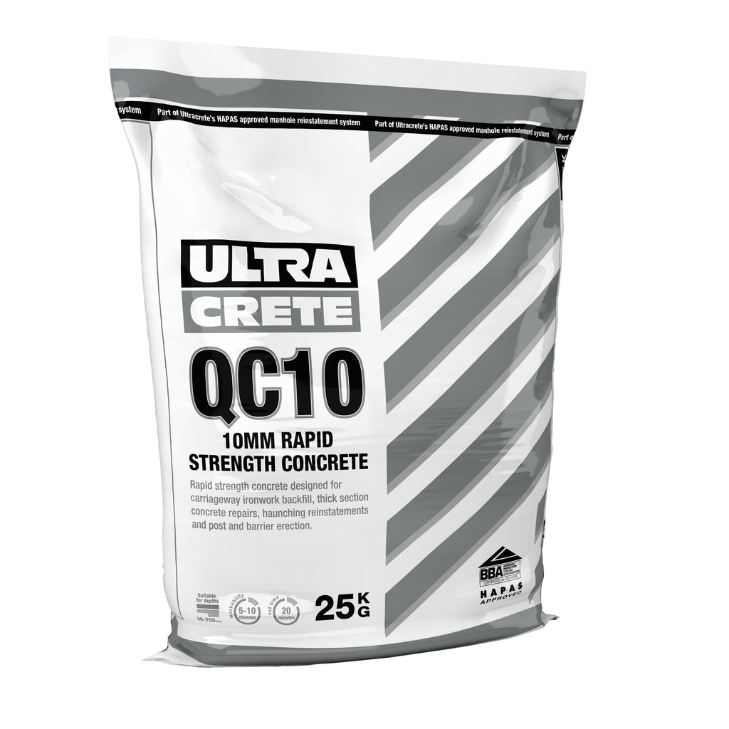 UltraCrete QC10 10mm Rapid Strength Concrete 25kg
