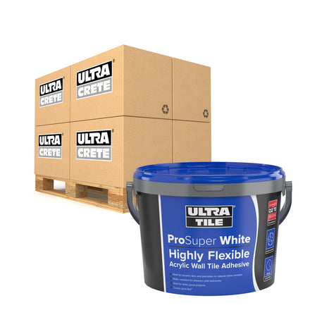 UltraTileFix ProSuper White Flexible Acrylic Wall Tile Adhesive