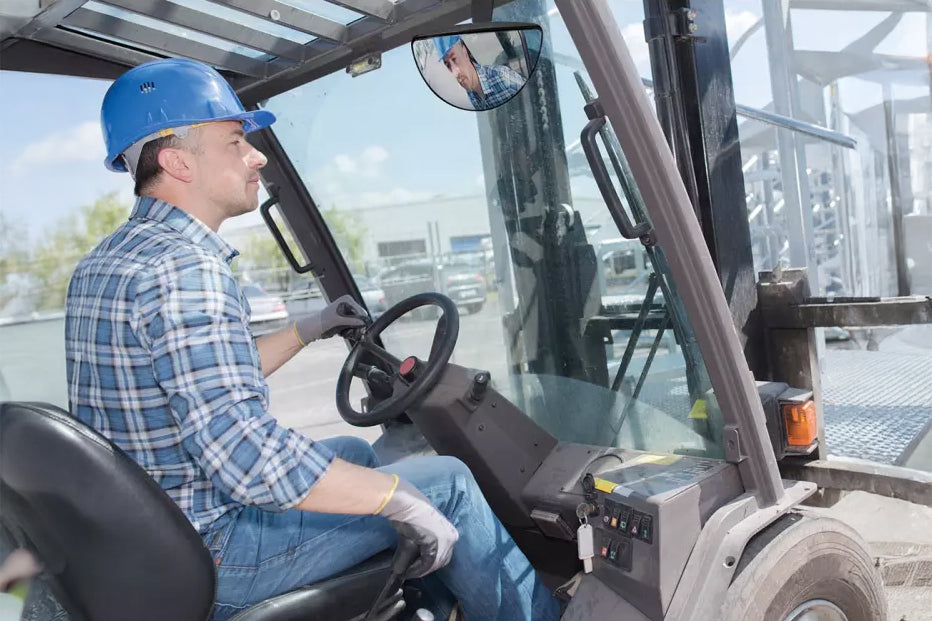 Vialux Vumax 3 Forklift Truck Mirror & Mount - 180° View | 225x40x120mm