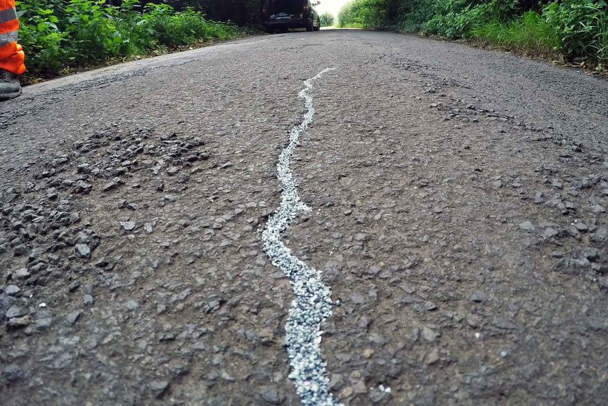 Image of Crack Repaired by ColdFix