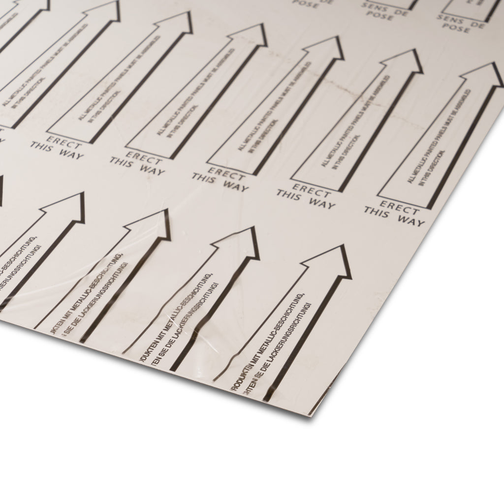 Blank Raw Zintec Metal Sign 1050x750mm