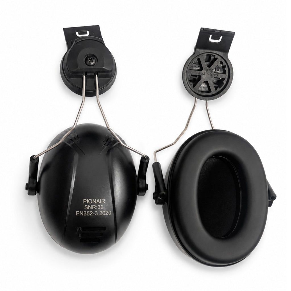 PiONAiR PAPR Helmet-Mounted Ear Defenders - SNR 32 dB