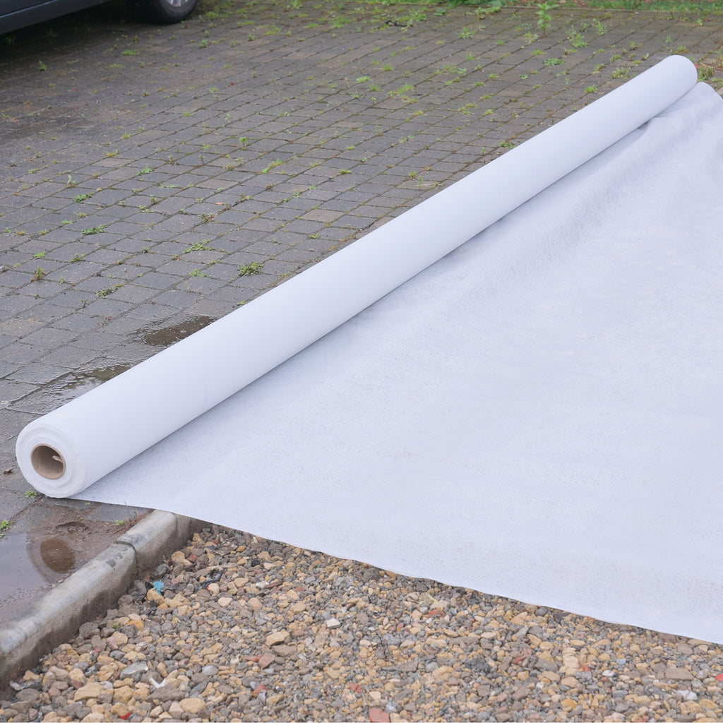 100gsm GeoTextile Fleece Non-Woven White Drainage Membrane