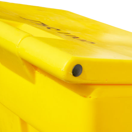 200L Grit Bin In Yellow - Medium Size With Forklift Slots | HPK470-000-200