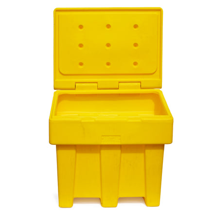 200L Grit Bin In Yellow - Medium Size With Forklift Slots | HPK470-000-200