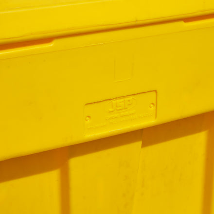 200L Grit Bin In Yellow - Medium Size With Forklift Slots | HPK470-000-200