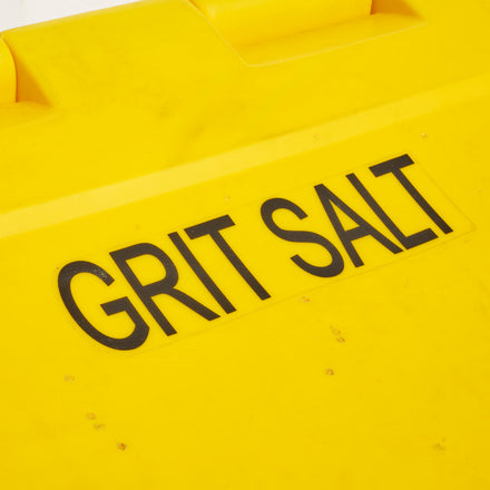 200L Grit Bin In Yellow - Medium Size With Forklift Slots | HPK470-000-200