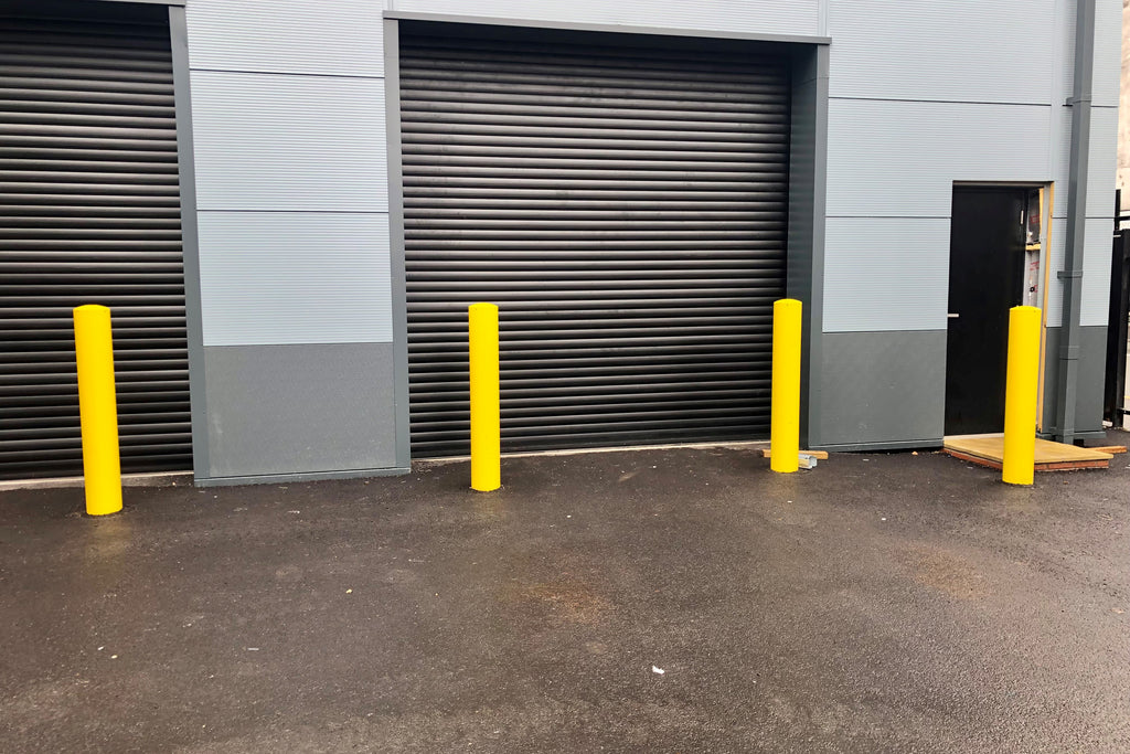 Autopa Yellow Fixed Parking Post | 1000mm Tall | 60-219mm – Start Safety UK