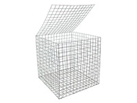 Galfan Coated Mesh Gabion Basket with Wire