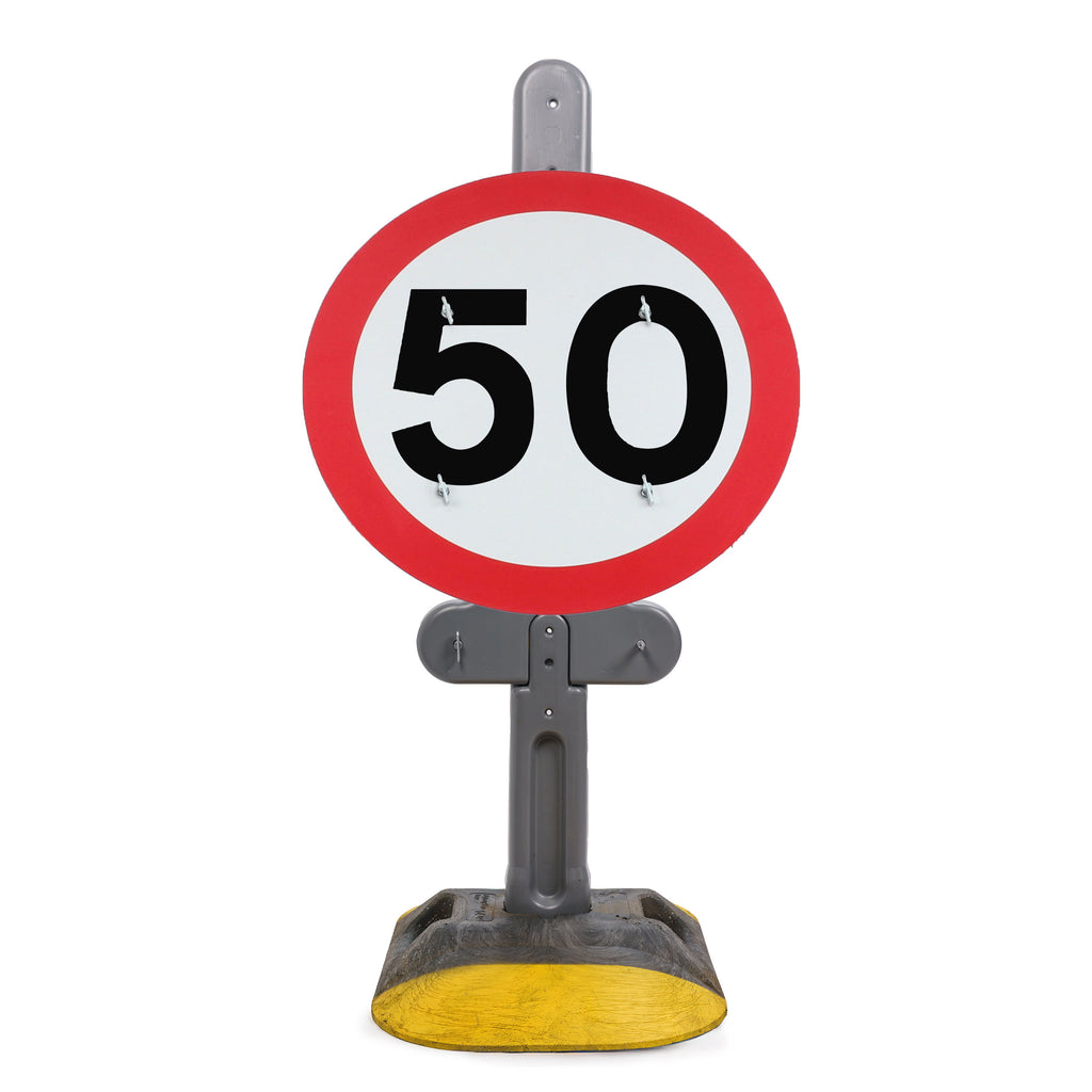 50mph | Quick Fit Sign Face Dia. 670 (Face Only) | 750mm