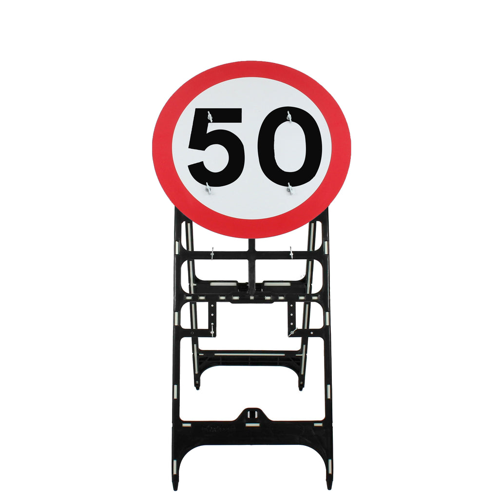 50mph | Quick Fit Sign Face Dia. 670 (Face Only) | 750mm