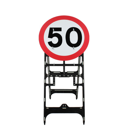 50mph | Quick Fit Sign Face Dia. 670 (Face Only) | 750mm