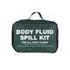 Fentex Empty Green Zip Bag Printed for Body Fluid Spill Kits