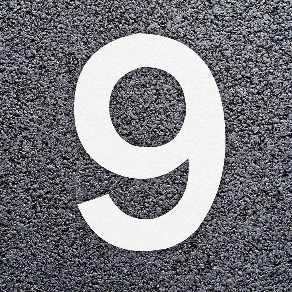 Preformed Thermoplastic Numbers & Letters - Choice Of Colours & Sizes 1000mm