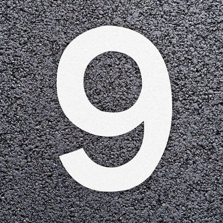 Preformed Thermoplastic Numbers & Letters - Choice Of Colours & Sizes 350mm