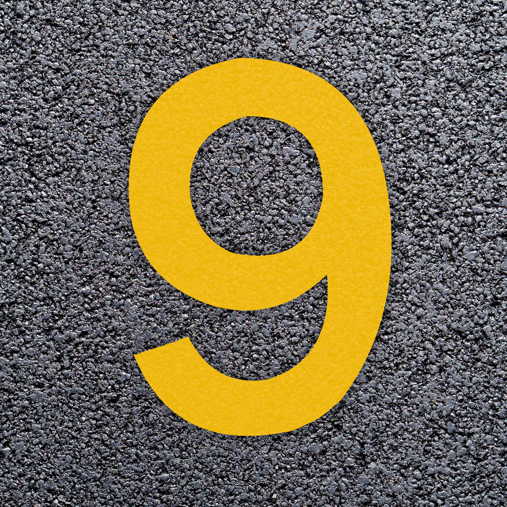 Preformed Thermoplastic Numbers & Letters - Choice Of Colours & Sizes 350mm