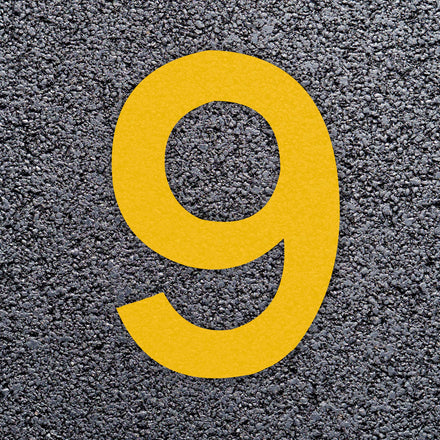 Preformed Thermoplastic Numbers & Letters - Choice Of Colours & Sizes 100mm