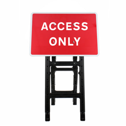 Access Only | Quick Fit Sign (Face Only) | 1050x750mm