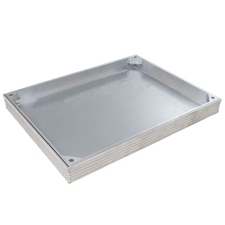 EcoGrid Alusthetic Aluminium Manhole Cover Double Sealed |48mm Tray Depth