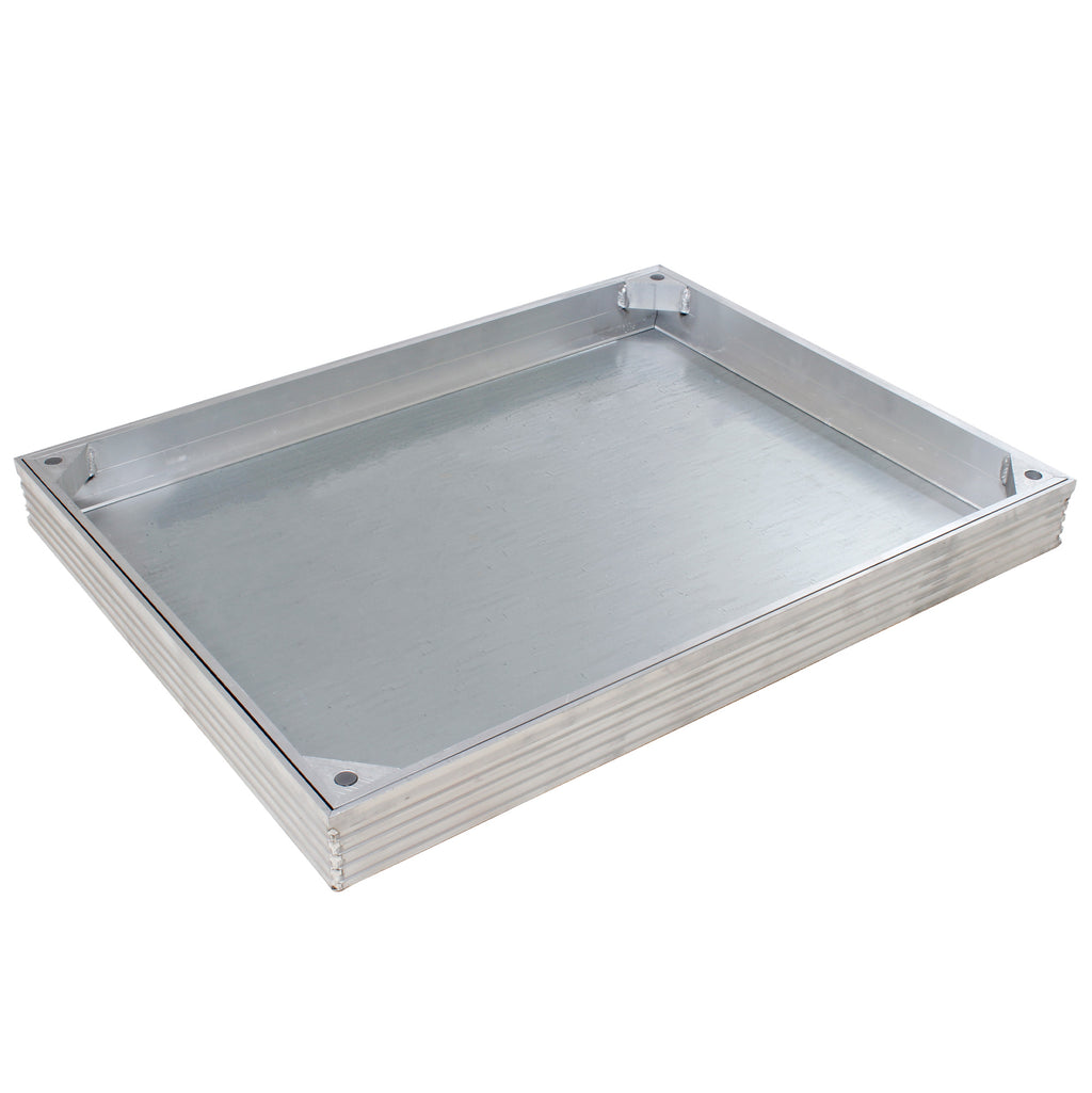 EcoGrid Alusthetic Aluminium Manhole Cover Double Sealed | 68mm Tray Depth