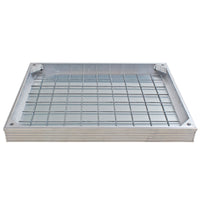 EcoGrid Alusthetic Aluminium Manhole Cover Double Sealed |48mm Tray Depth