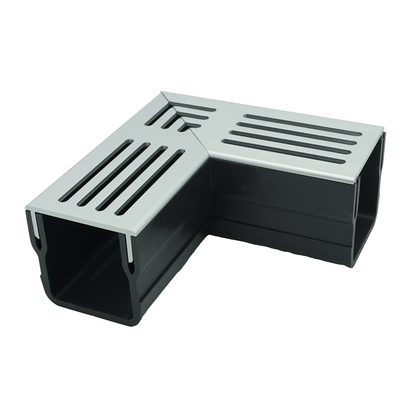 Alusthetic PVC Threshold Drain With Aluminium Grating Corner Connector ...