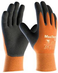 ATG MaxiTherm Gloves 30-201 Thermal Palm Coated Knitwrist Pair