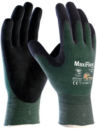 ATG MaxiFlex Cut Gloves 34-8743 Palm Coated Knitwrist Pair