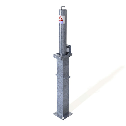 Autopa RetractaPost Galvanised Retractable Bollard External Lock 500mm