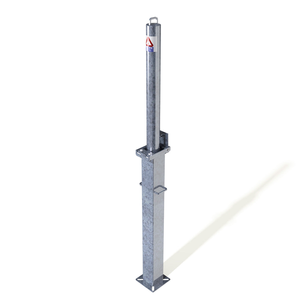 Autopa RetractaPost Galvanised Retractable Bollard External Lock 745mm