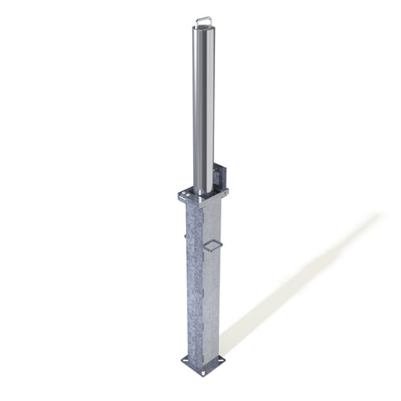 Autopa RetractaPost Stainless Steel Retractable Bollard External Lock 745mm